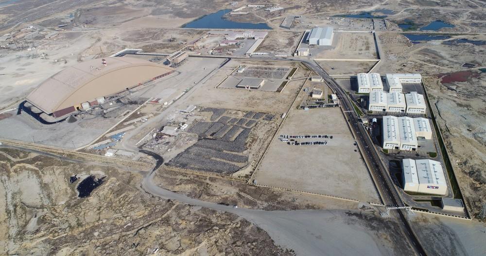 President Ilham Aliyev attends opening of Balakhani Industrial Park (PHOTO)