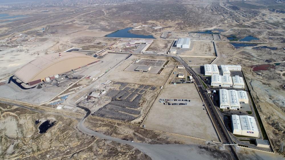President Ilham Aliyev attends opening of Balakhani Industrial Park (PHOTO)