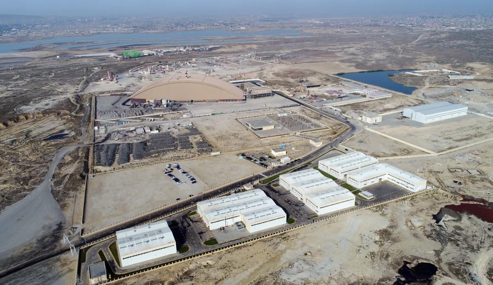 President Ilham Aliyev attends opening of Balakhani Industrial Park (PHOTO)