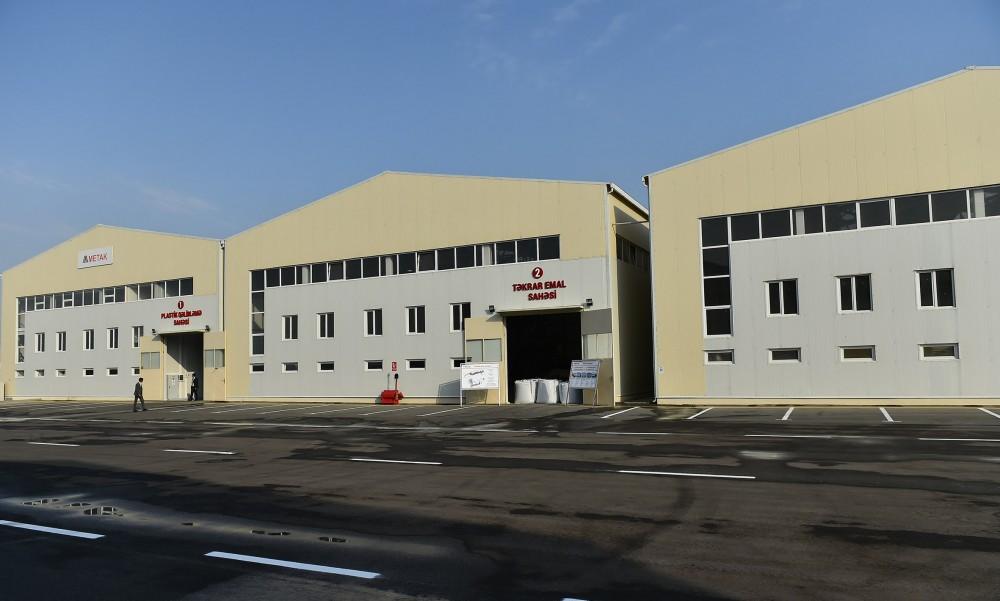 President Ilham Aliyev attends opening of Balakhani Industrial Park (PHOTO)