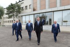 President Aliyev views newly-renovated Neftchala Central District Hospital (PHOTO)