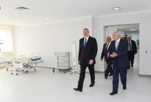 President Aliyev views newly-renovated Neftchala Central District Hospital (PHOTO)