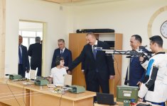 Президент Ильхам Алиев принял участие в открытии в Сальяне нового здания полной средней школы (ФОТО)