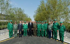 President Ilham Aliyev visits seawater desalination complex in Salyan (PHOTO)