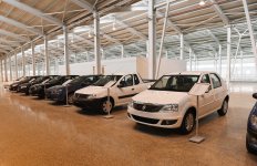 Azerbaijani president attends opening of Neftchala Industrial District (PHOTO)