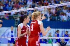 Азербайджанские волейболистки провели игру против сборной Польши (ФОТОРЕПОРТАЖ)
