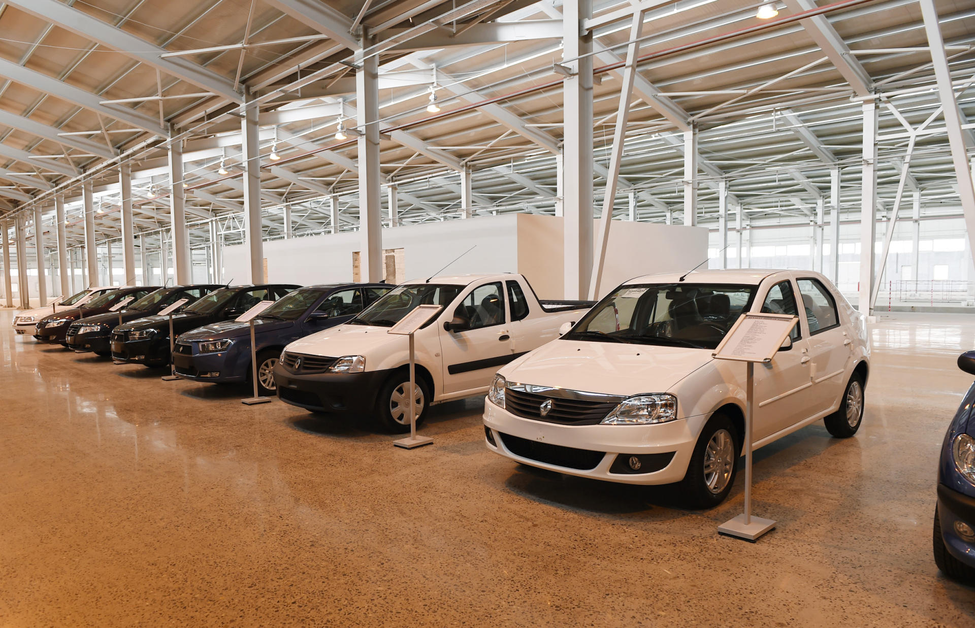 Azerbaijani president attends opening of Neftchala Industrial District (PHOTO)