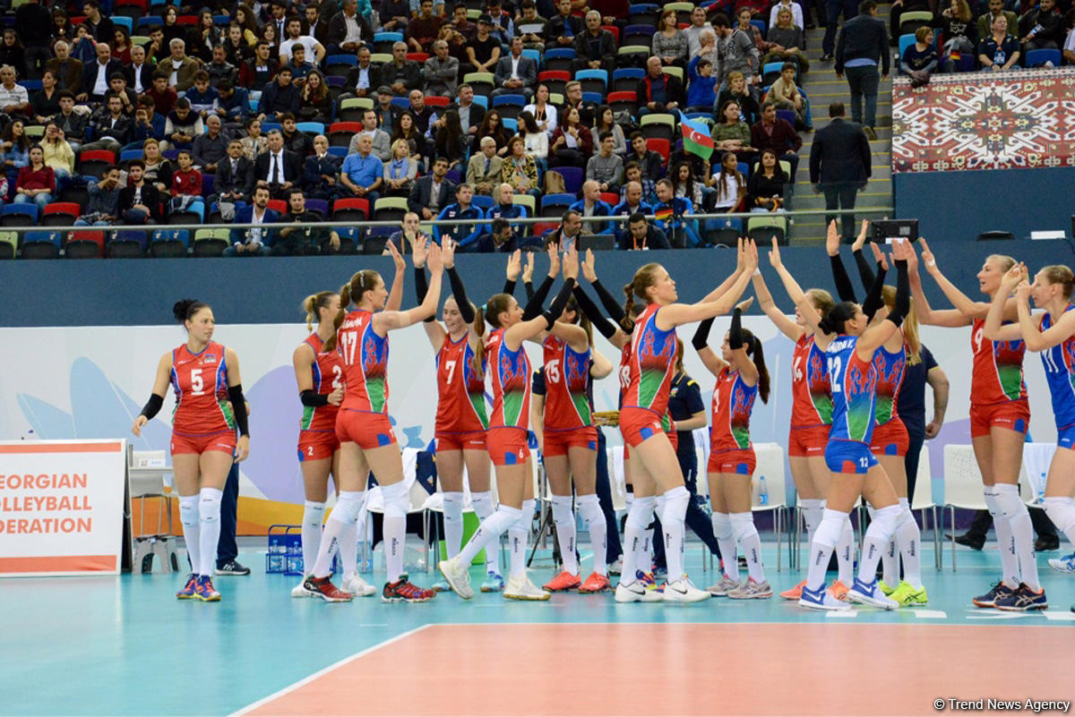 Azerbaijan’s volleyball squad defeats German team at European championship