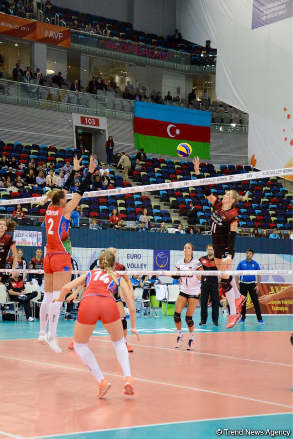 Azerbaijan’s volleyball squad defeats German team at European championship