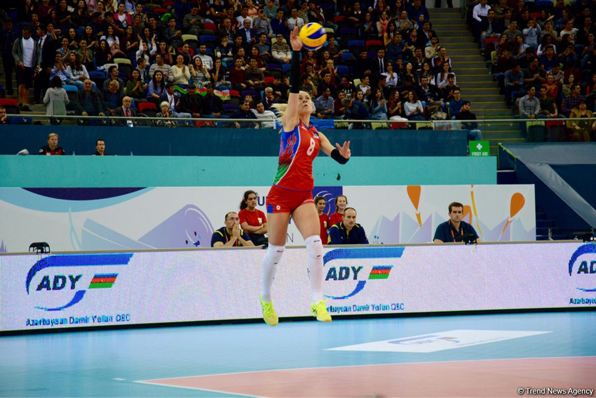 Azerbaijan’s volleyball squad defeats German team at European championship