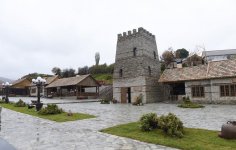 President Aliyev, his spouse view works done in Shamakhi’s Damirchi village (PHOTO)