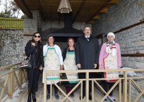 President Aliyev, his spouse view works done in Shamakhi’s Damirchi village (PHOTO)