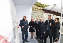President Aliyev, his spouse view works done in Shamakhi’s Damirchi village (PHOTO)