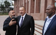 Президент Ильхам Алиев: Спорт - это самое лучшее средство для привлечения молодого поколения к добрым делам (ФОТО)