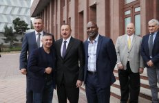 Президент Ильхам Алиев: Спорт - это самое лучшее средство для привлечения молодого поколения к добрым делам (ФОТО)