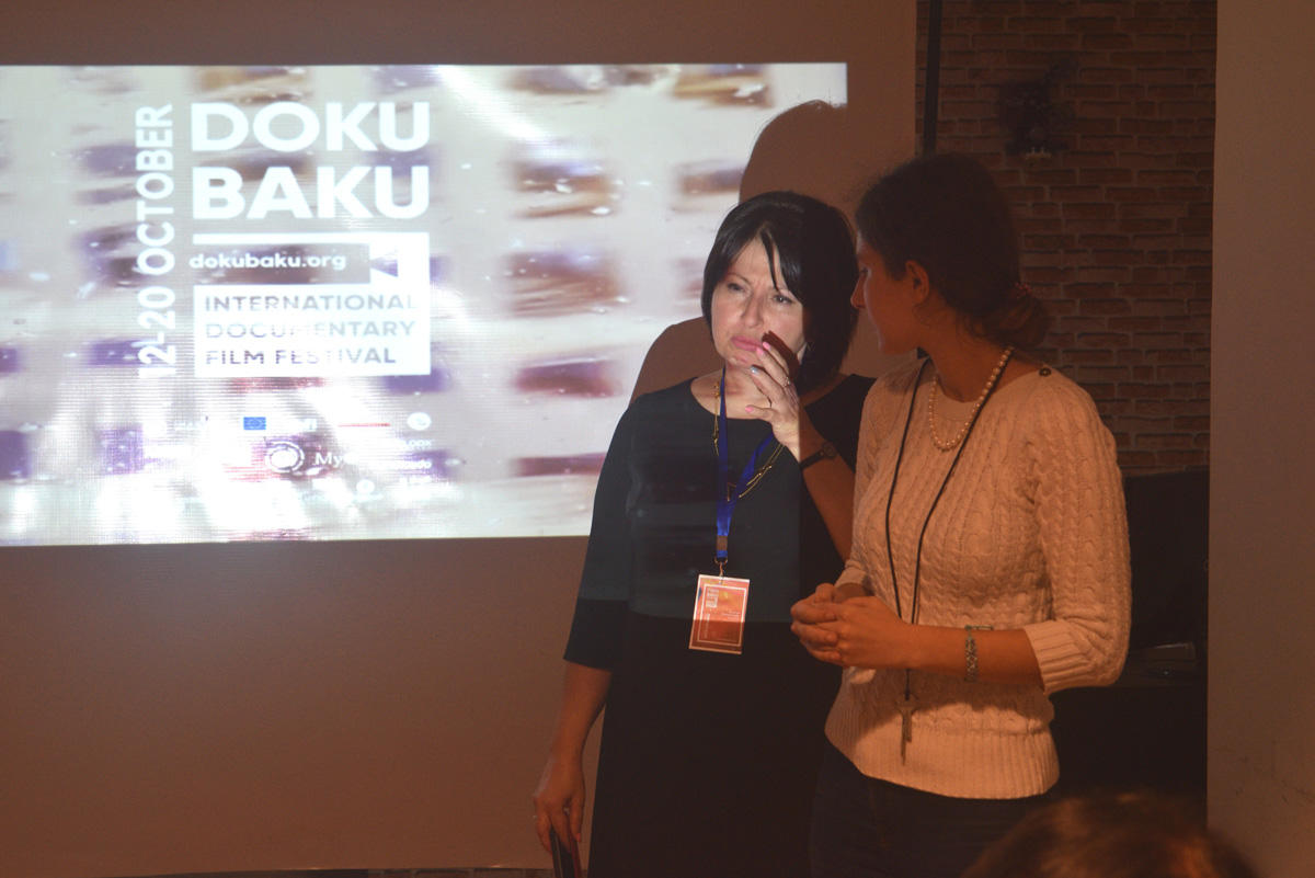 Режиссер Эрик Гандини вызвал большой интерес на фестивале DokuBaku (ФОТО)
