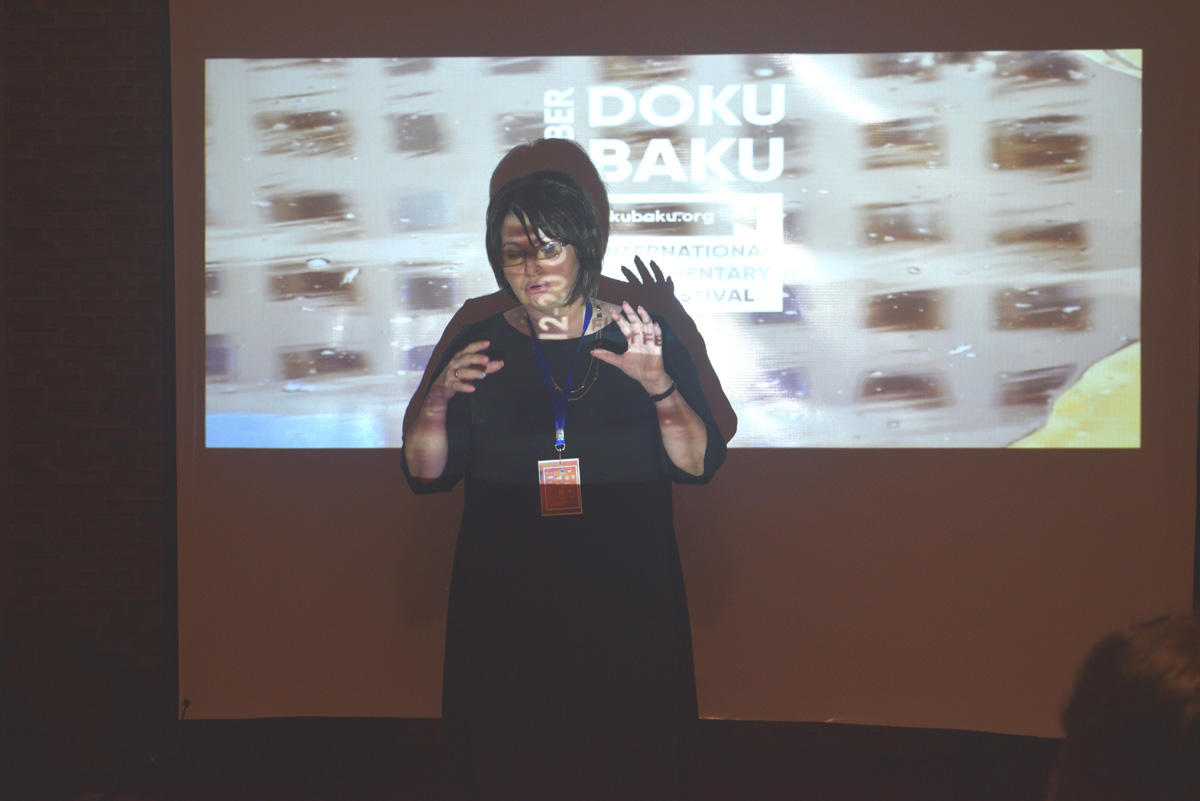 Режиссер Эрик Гандини вызвал большой интерес на фестивале DokuBaku (ФОТО)