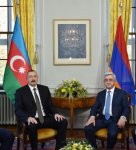 Azerbaijani, Armenian presidents meet in Geneva (PHOTO)