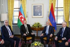 Azerbaijani, Armenian presidents meet in Geneva (PHOTO)