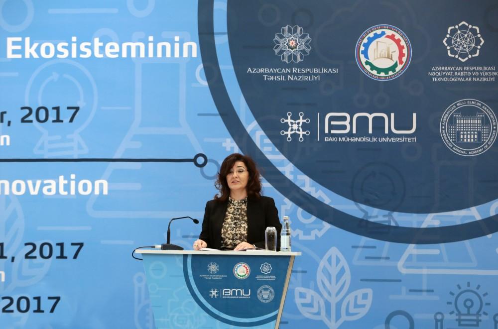 Вице-президент Фонда Гейдара Алиева Лейла Алиева приняла участие в семинаре «Построение инновационной экосистемы» (ФОТО)