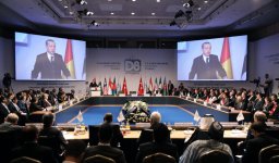 Президент Ильхам Алиев принял участие в IX саммите ОЭС D-8 в Стамбуле (ФОТО)