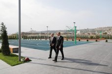Президент Ильхам Алиев ознакомился с новым парком спорта и отдыха в Баку (ФОТО)