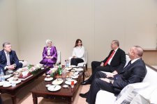 Президент Ильхам Алиев и его супруга приняли участие в церемонии открытия железной дороги Баку-Тбилиси-Карс (ФОТО)