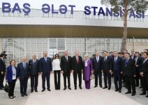 Президент Ильхам Алиев и его супруга приняли участие в церемонии открытия железной дороги Баку-Тбилиси-Карс (ФОТО)