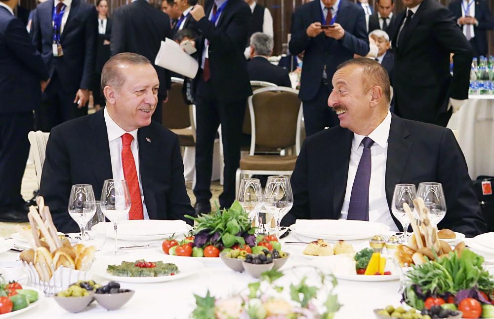 Official reception hosted in Baku in honor of participants of BTK inauguration ceremony (PHOTO)