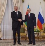 В Тегеране прошла встреча президентов Ильхама Алиева и  Владимира Путина (ФОТО) (версия 2)