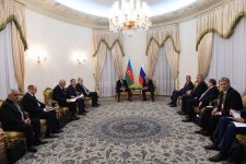 В Тегеране прошла встреча президентов Ильхама Алиева и  Владимира Путина (ФОТО) (версия 2)