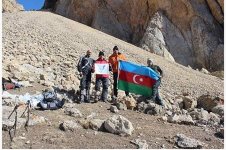 Паралимпиец совершил восхождение на горную вершину Азербайджана (ФОТО)