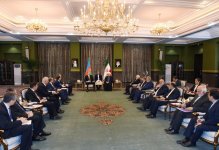 Presidents of Azerbaijan, Iran discuss Karabakh conflict (PHOTO)