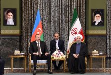 Presidents of Azerbaijan, Iran discuss Karabakh conflict (PHOTO)