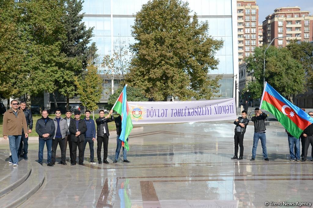 В Баку прошел велопробег, посвященный Дню Государственного флага Азербайджана (ФОТО)