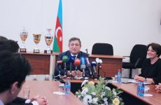 В Баку прошла встреча с победителями  чемпионата Европы по шахматам (ФОТО)