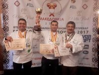 Азербайджанские кулинары привезли из Македонии золото, серебро и кубки (ФОТО)