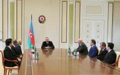 Президент Ильхам Алиев принял победителей чемпионата Европы по шахматам (ФОТО)