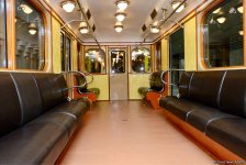 В Бакинском метрополитене  демонстрируются отреставрированные ретро-вагоны (ФОТОРЕПОРТАЖ)