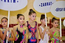 Стартовало второе открытое первенство Сумгайыта по художественной гимнастике (ФОТО)