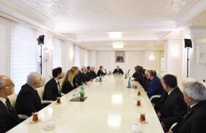 Президент Ильхам Алиев принял участие  в открытии нового здания Гянджинской госфилармонии (ФОТО)
