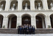 Президент Ильхам Алиев принял участие  в открытии нового здания Гянджинской госфилармонии (ФОТО)