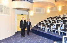 Президент Ильхам Алиев принял участие  в открытии нового здания Гянджинской госфилармонии (ФОТО)