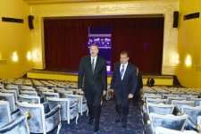 Президент Ильхам Алиев принял участие  в открытии нового здания Гянджинской госфилармонии (ФОТО)