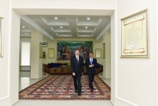 Президент Ильхам Алиев принял участие в открытии Музея Вазеха в Гяндже (ФОТО)