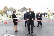 Президент Ильхам Алиев принял участие в открытии нового комплекса общежития Азербайджанского государственного аграрного университета в Гяндже (ФОТО)