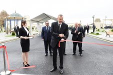 Президент Ильхам Алиев принял участие в открытии нового комплекса общежития Азербайджанского государственного аграрного университета в Гяндже (ФОТО)