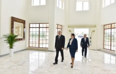 Президент Ильхам Алиев принял участие в открытии новой школы в поселке Масазыр Абшеронского района (ФОТО)