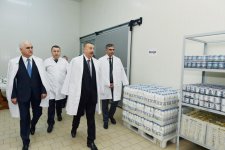 Президент Азербайджана Ильхам Алиев ознакомился в Aбшеронском районе с деятельностью ООО "Захмет-Рузи" (ФОТО)