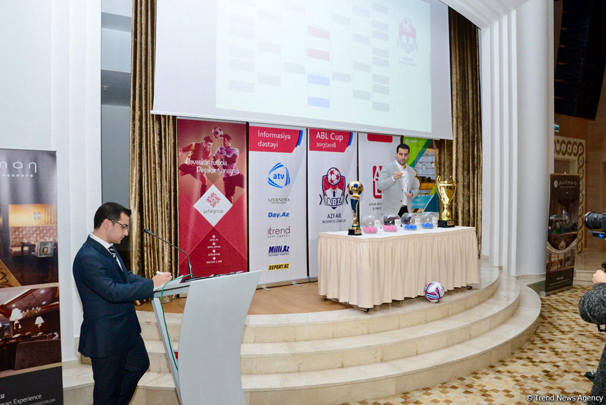 В Баку прошла жеребьевка стадии play-off  AZFAR Business League – чемпионат вызвал большой интерес (ФОТО)